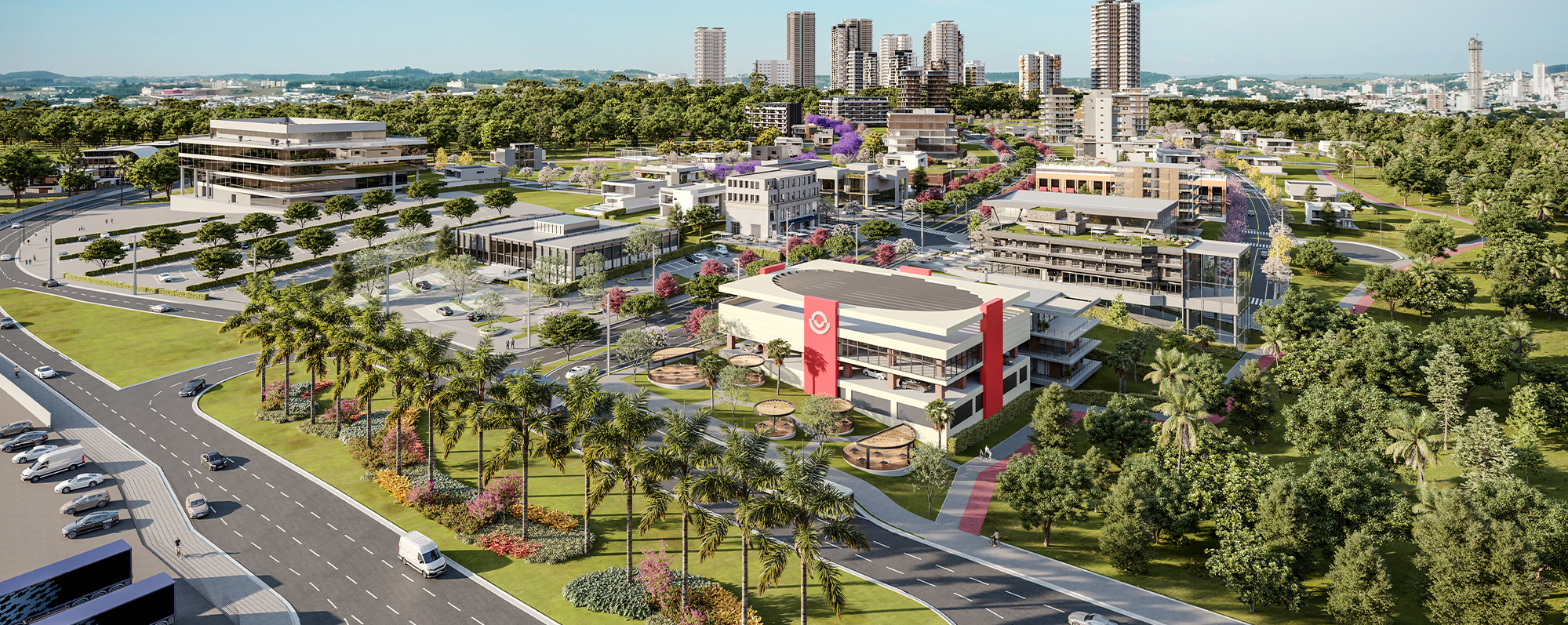 Um projeto urbano voltado para o máximo bem-estar, elevando a qualidade de vida das pessoas, da cidade e da natureza.